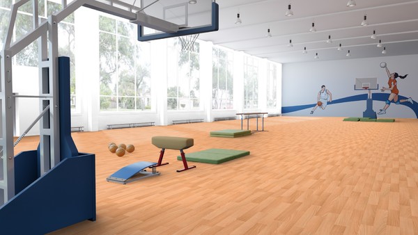 Спортивный линолеум Tarkett Omnisports R83 OAK CLASSIC