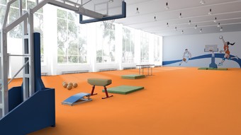 Спортивный линолеум Tarkett Omnisports R65 R65 ORANGE