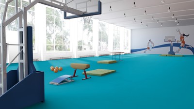 Спортивный линолеум Tarkett Omnisports R83 TEAL