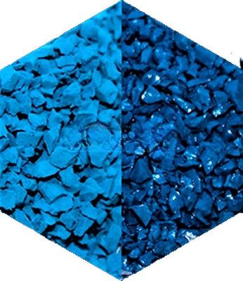 Крошка EPDM синяя