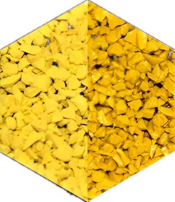 Крошка EPDM желтая